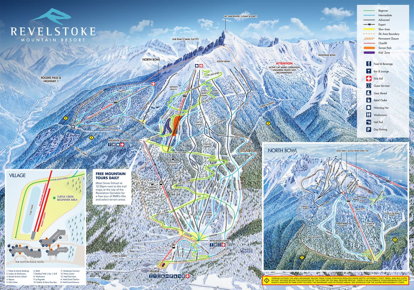 Revelstoke Trail Map