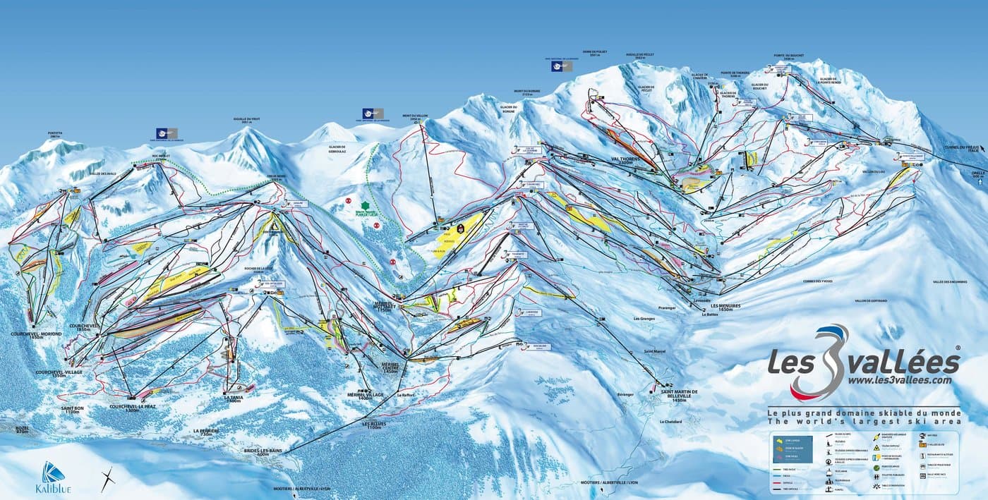 Meribel Trail Map